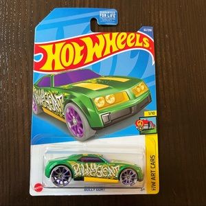 Hot Wheels Art Cars Green with Graffiti  Bully Goat 1/10 62/250